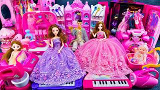 21 Minutes Satisfying Unboxing Barbie Pink & Purple Princess Dresses, Royal Fashion ASMR