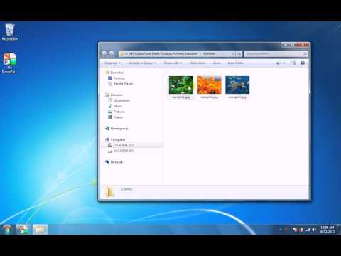 MS PowerPoint Insert Multiple Pictures Software
