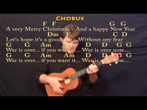 Happy X-Mas (War is Over) - Bariuke Cover Lesson with Chords/Lyrics