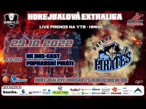 LIVE: HMHK VRANOV - HK IMS-EAST POPRADSKÍ PIRÁTI