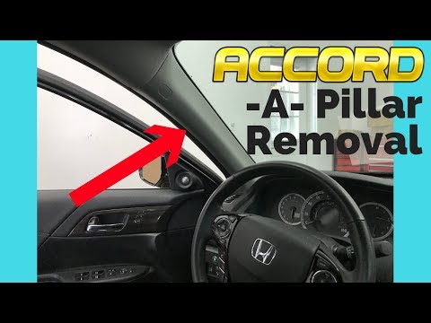 2017 Honda Accord ---A----Pillar Trim Removal How to Remove