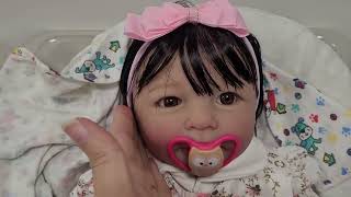 Uma bebe toda em silicone de 3 meses tão linda 🥰