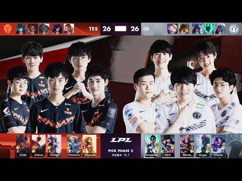 TES (Jackeylove Ezreal) VS IG (Puff Caitlyn) Game 4 Highlights  |  2020 LPL Spring Playoffs R2 |