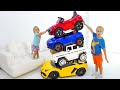Alice And Chris Learn To Share The Toy Cars