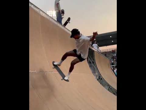 Nyjah Huston skateboarding at the Salt Lake City 2021 Contest Video 🛹🔥