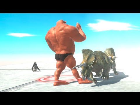 SMALL TRICERATOPS vs EVERY UNIT   Animal Revolt Battle Simulator