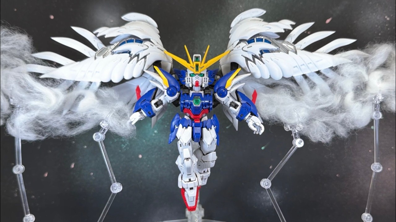 ガンプラコマ撮り MGSD ウイングガンダムゼロ EW 組み立て GUNPLA Stop motion MGSD WING GUNDAM ZERO EW