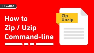 Linux commands to create and extract zip files