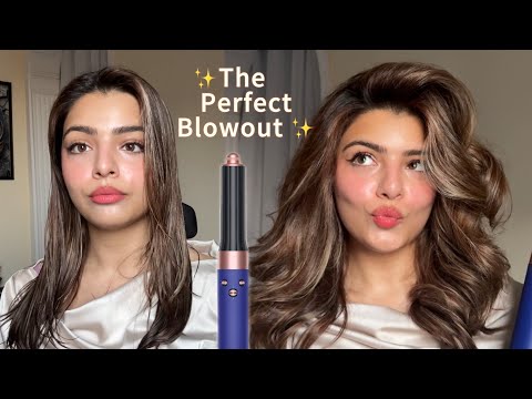 How to Blowout Your Hair Using the Dyson Airwrap | Step-by-Step Tutorial 💘✨