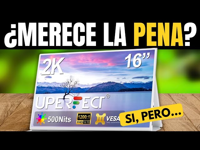 Vídeo relacionado con UPERFECT Monitor Portátil Táctil 15.6" 125% sRGB Mate 2000:1