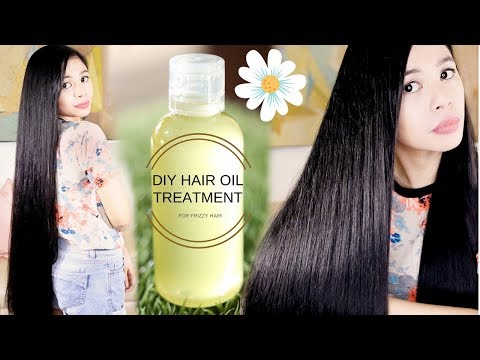 Diy Hair Oil Treatment For Frizzy Dry Hair Prevent Breakage