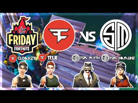 FaZe Tfue, FaZe Cloakzy Vs TSM_Myth, TSM_Hamlinz 🥊Fortnite Friday🥊 Finals Week 9 (Fortnite)