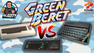 Sinclair Spectrum VS Commodore 64 VS Amstrad CPC GREEN BERET / RUSH N ATTACK comparison