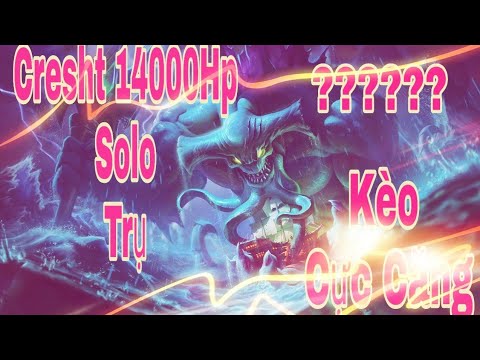 [AoV] Cresht 14000hp vs tower |Cresht 14000hp có solo được trụ không?|Arena of Valor | 傳說對決 |RoV |