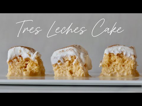 Easy Tres Leches Cake Recipe | 3 Milk Cake: Traditional Latin American Dessert 