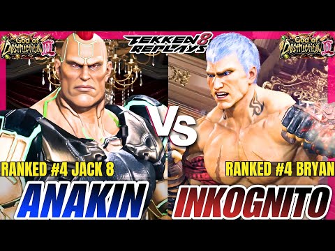 Tekken 8 | Anakin (Jack 8) vs Inkognito (Bryan) | High Level Ranked Match Replay