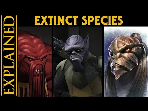 The Extinct Species of the Star Wars Galaxy