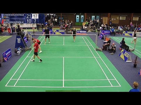 Vandenhoucke / Dierickx vs Busch / Muurholm (XD, QF) - Victor Dutch Intl. 2018