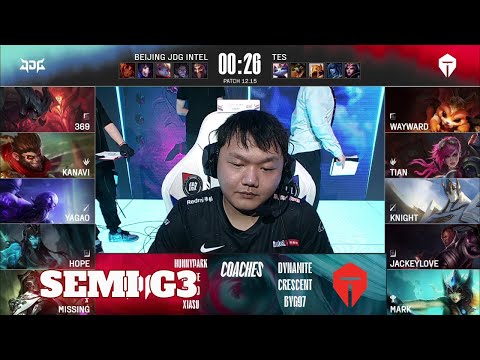 JDG vs TES - Game 3 | Semi Finals Playoffs LPL Summer 2022 | JD Gaming vs Top Esports G3