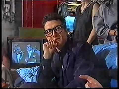 Elvis Costello watching his father Ross MacManus on TV 1983