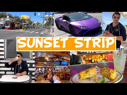 Sunset Strip Los Angeles is a REALLY unique and fun area