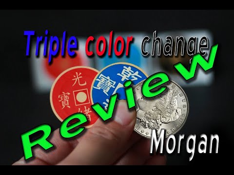Voir la vidéo Triple Color Change Morgan en Jeton