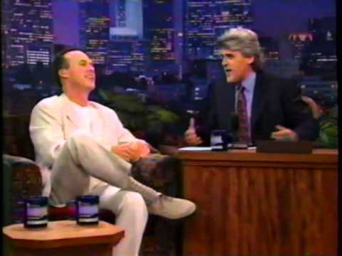 Tonight Show Jay Leno 1996   Michael Keaton