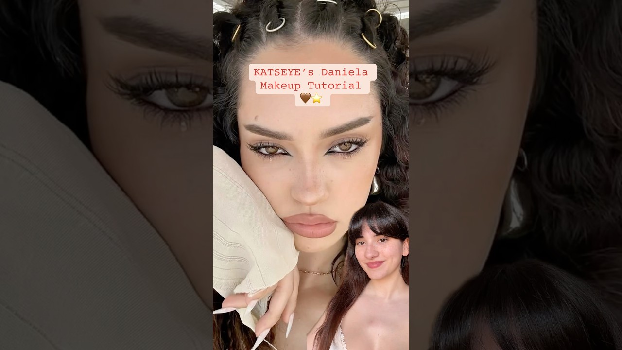 KATSEYE’s Daniela Makeup Tutorial 🤎 #makeup #makeuptutorial #katseye #katseyedaniela #kpopmakeup