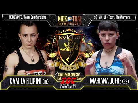 Camila Filipini vs Mariana Jofre   Kick   54Kg
