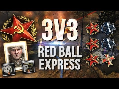 CLASSIC GRIND: Dash of B-4 Love [3v3] [SOV] [Red Ball Express] — Full Match of Company of Heroes 2