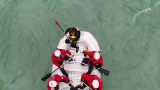 preview picture of video 'Amazing Rafting in Tara River by Drone 2018 Ultra HD'