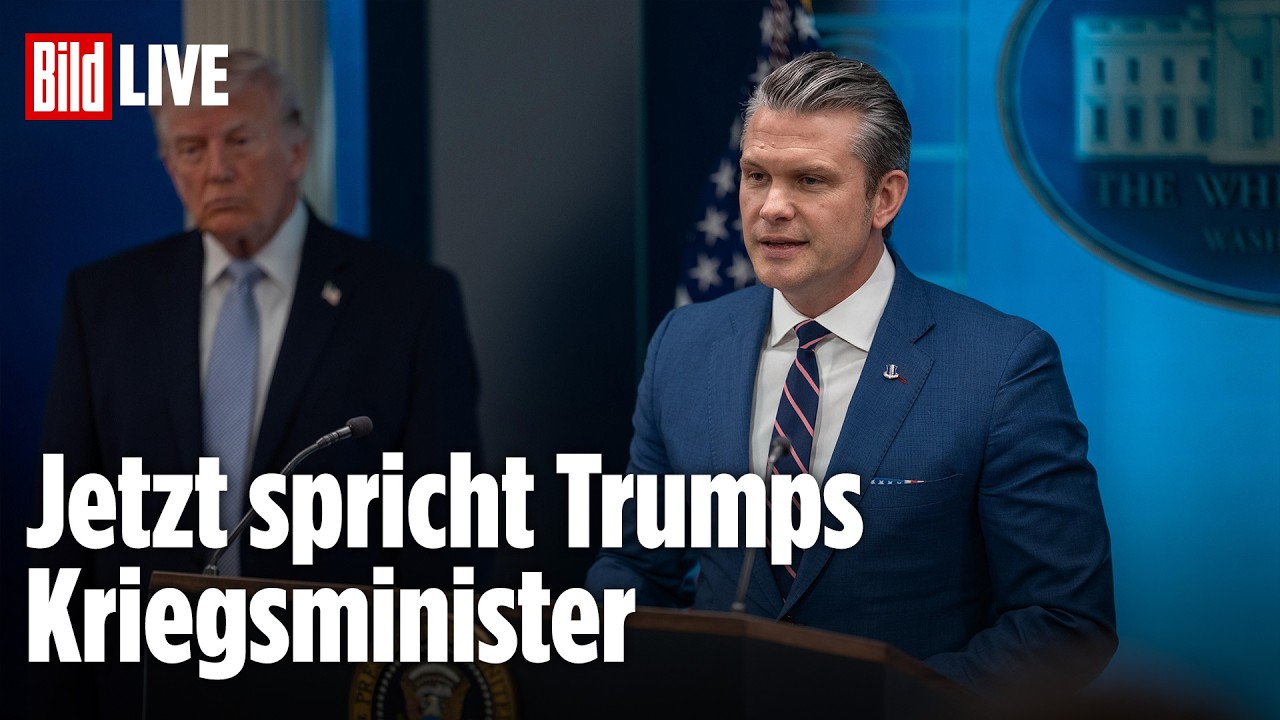 🔴 WAFFENRUHE MIT IRAN: Pressekonferenz mit Pete Hegseth