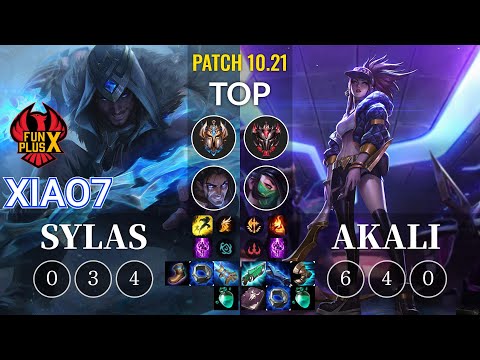 FPB xiao7 Sylas vs Akali Top - KR Patch 10.21