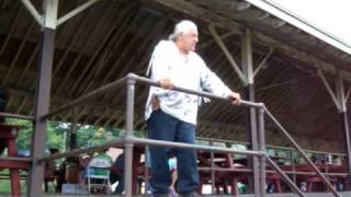 A few words from Johnny Mullet and his friend Bob of the United Eastern Lenape Nation