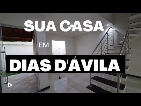 CASA A VENDA EXCLUSIVA PRONTA PARA FINANCIAMENTO BANCÁRIO EM DIAS D'ÁVILA /BA
