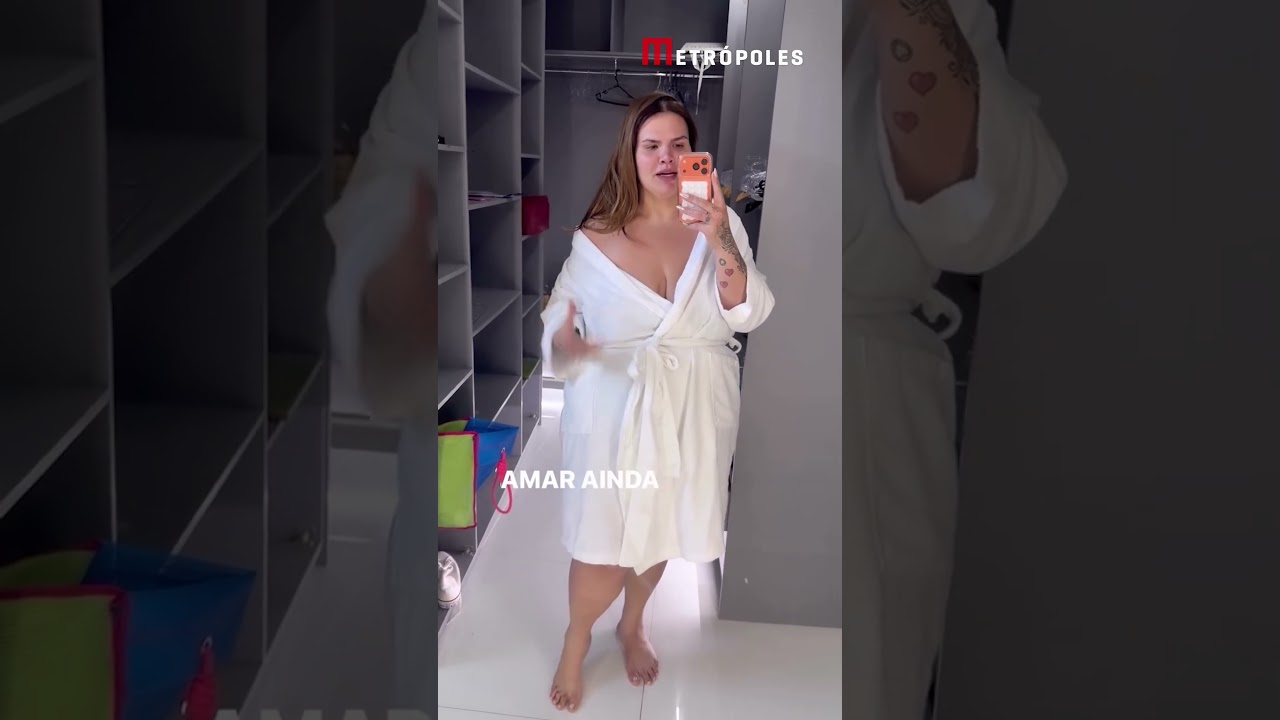 Antes e depois: nua, Thais Carla revela mudanças após perder 85 kg
