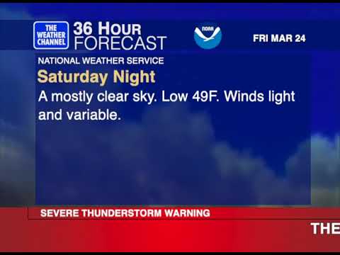 Local on the 8s Emulation - Memphis, TN 3/24/23 (WeatherStar XL V1 & Warning Crawl Debut)