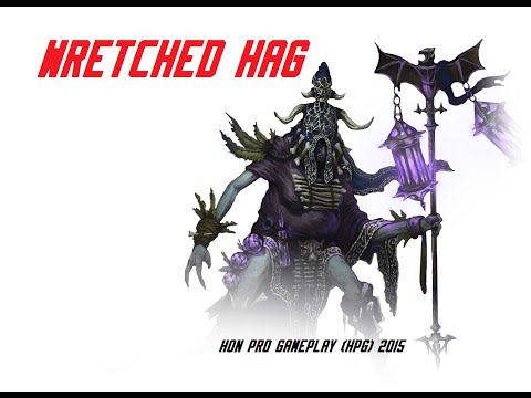 HoN Pro Wretched Hag Gameplay - 1910 MMR - Ep.175
