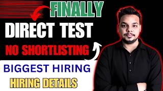 Direct Test Hirings | Tech Mahindra , Agilitz , Rupeek | 2026, 2025 Batch Hiring | Fresher Jobs