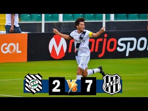 Figueirense 2 x 7 Ponte Preta/ gols da partida/ Brasileirão série B