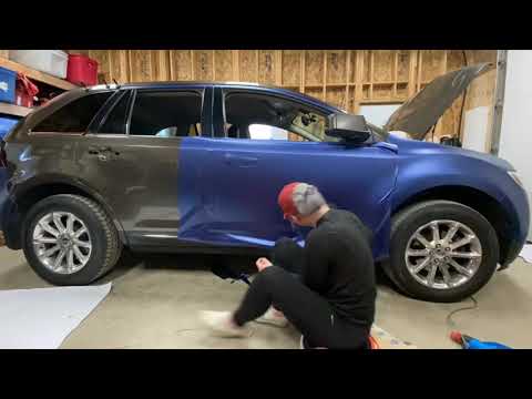 Crazy fast full vinyl wrap