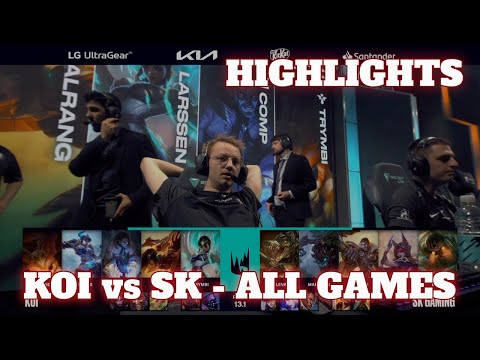KOI vs SK - All Games Highlights (Bo3) | Round 1 LEC Winter 2023 Groups | KOI vs SK Gaming