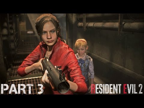 Resident Evil 2 Remake Walkthrough,Claire's Story - PART 3 - No Commentary