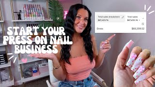 MAKE MONEY SELLING PRESS ON NAILS| START YOUR PRESS ON NAIL BUSINESS