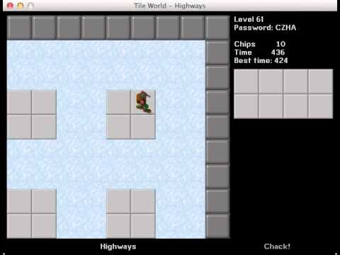 CCLP1 level 61 solution - 424 seconds