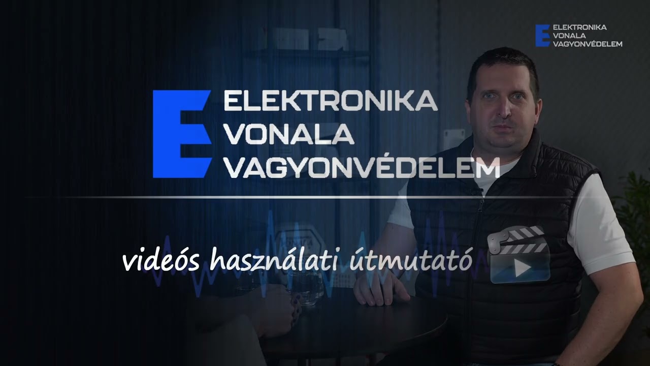 Otthonmaradós éjszakai élesítés Paradox SP/MG riasztóközponton szöveges kezelőegységgel.