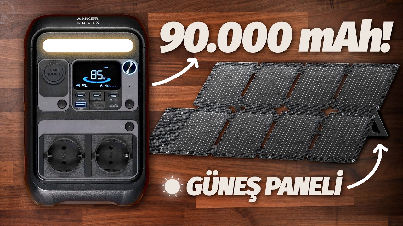 BUNLAR HEP SINIRSIZ ENERJİ! Anker SOLIX C300X (Kutu Açılışı & İnceleme)
