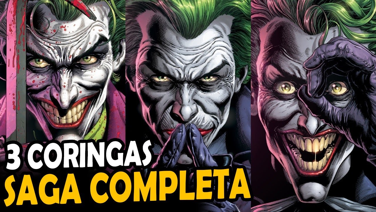 BATMAN: TRÊS CORINGAS - SAGA COMPLETA