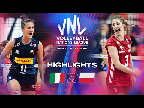 Волейбол ITA vs. POL — Highlights | Week 1 | Women's VNL 2024