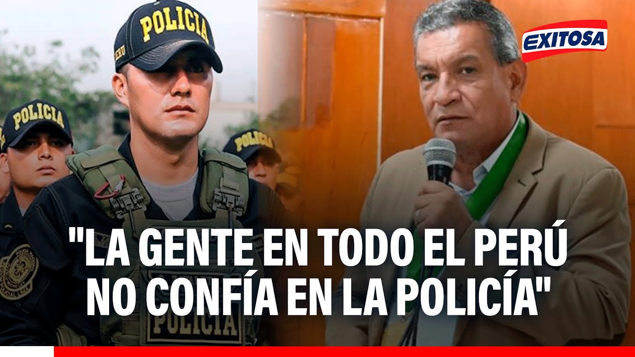 🔴🔵 Alcalde de Sullana: "La gente en todo el Perú NO CONFÍA en la Policía"